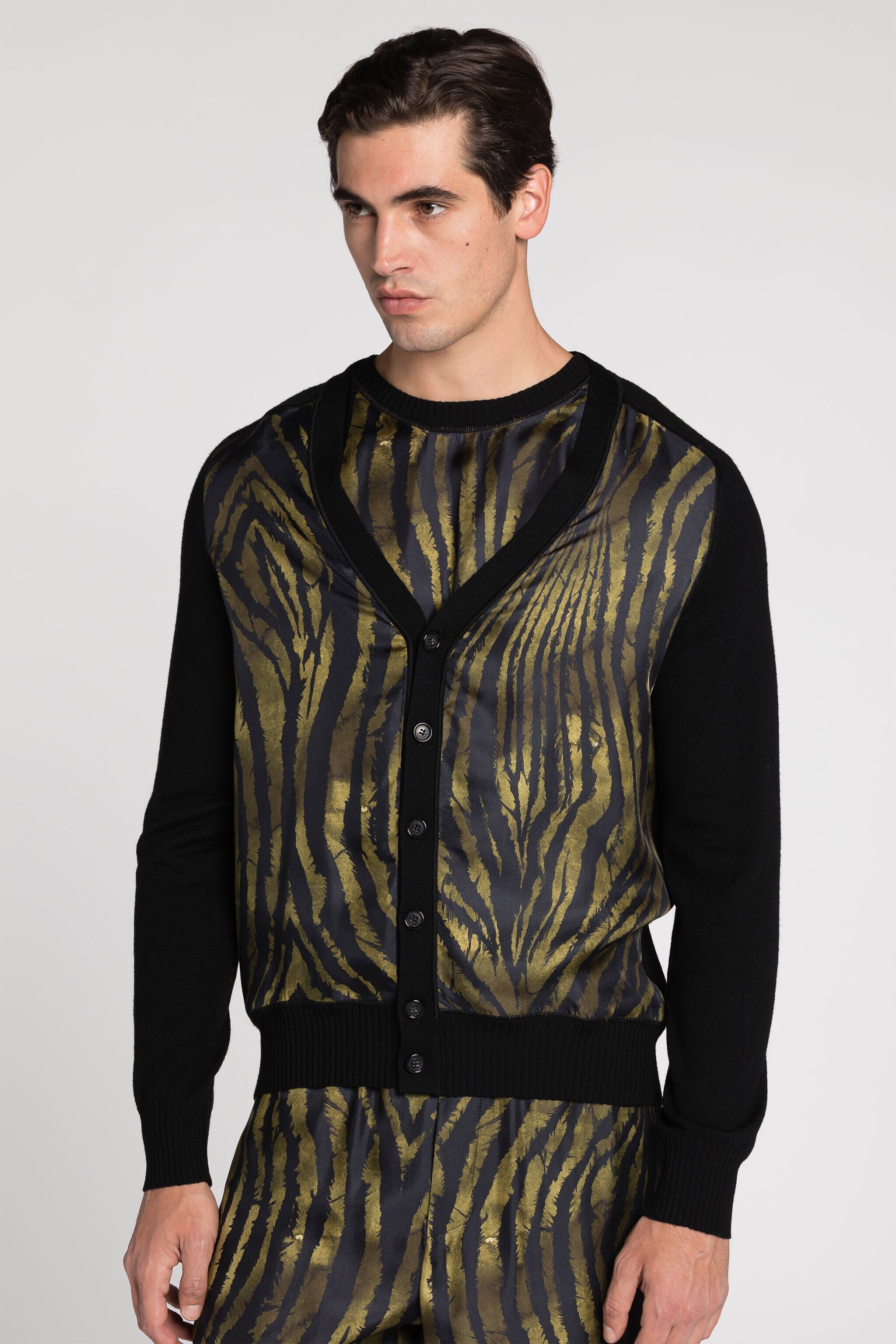 RC Freedom-Print Cardigan GREEN RRM604-MW001