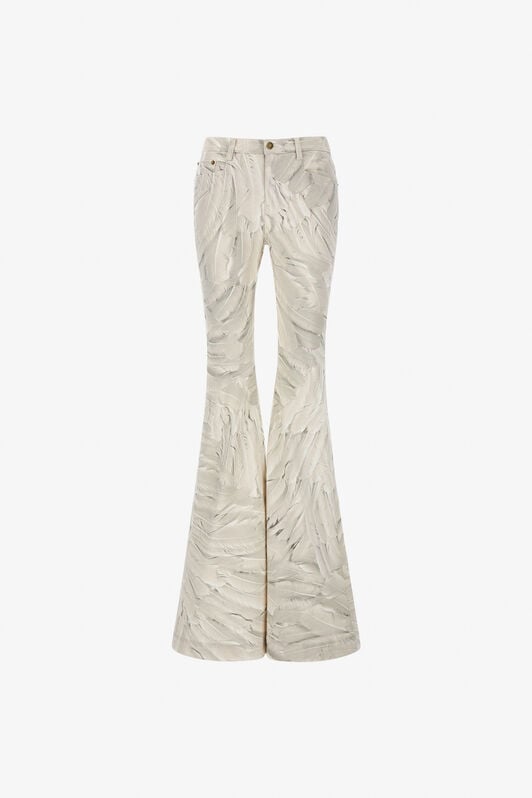 RC Plumage print denim RC Plumage print denim White SWJ205-DAL74
