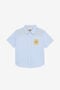 JU Shirt With RC Monogram Patch And Lettering JU Shirt With RC Monogram Patch And Lettering Light blue UJT700-FN053