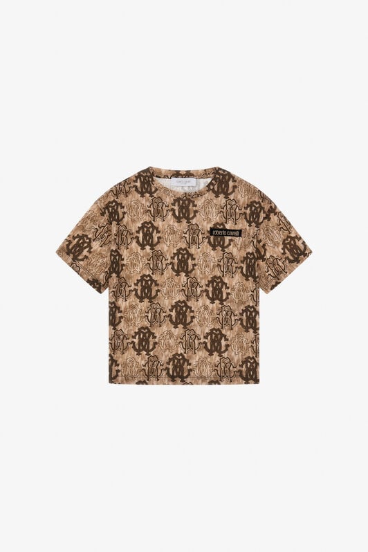 JU Monogram Tee JU Monogram Tee Light brown TJT60M-JFM11