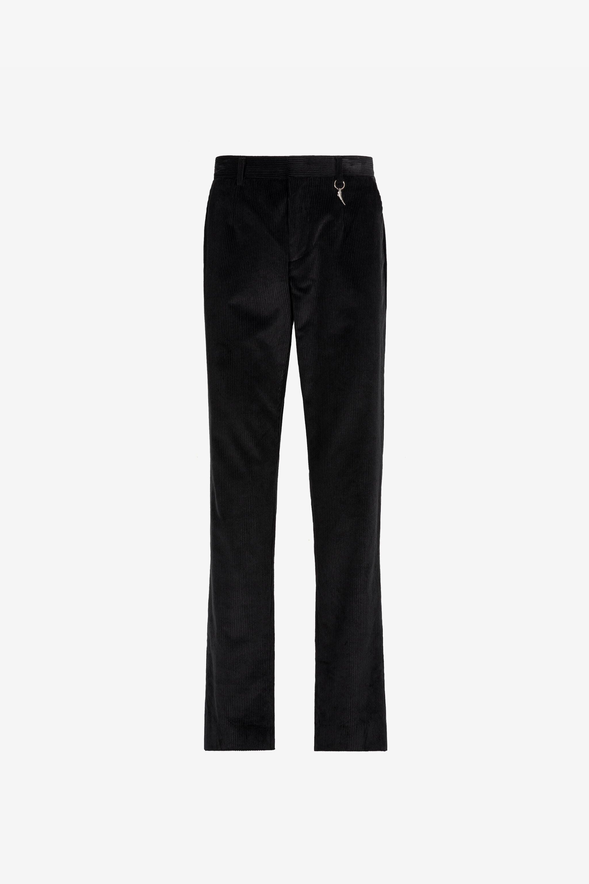 RC Tiger Tooth Corduroy Trousers RC Tiger Tooth Corduroy Trousers Black RRT201-VL110