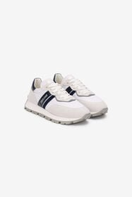 RC White Sneakers With RC Logo WHITE/BLUE/ROCCIA SOS00H-PZA81