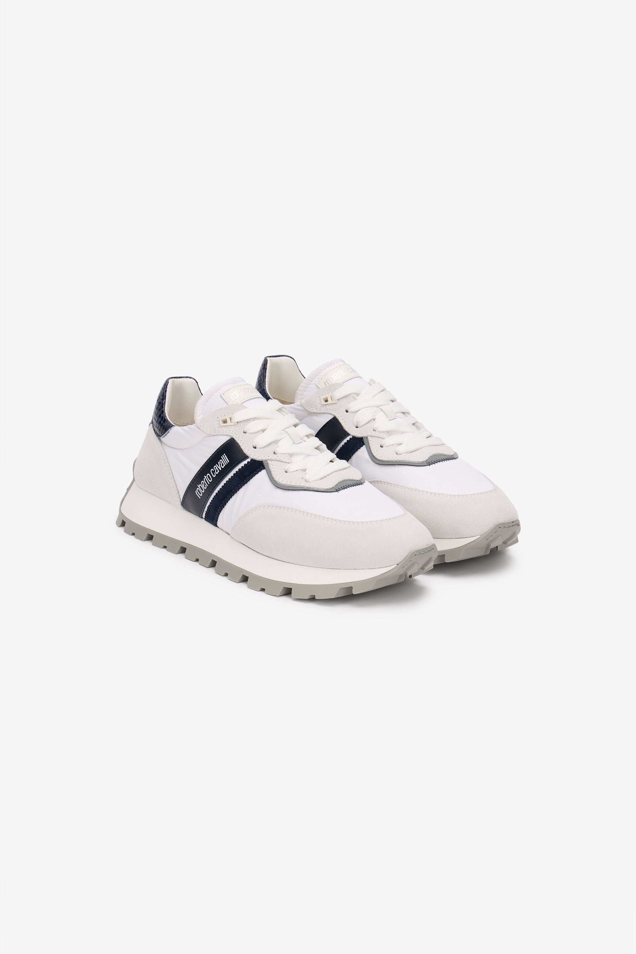 RC White Sneakers With RC Logo RC White Sneakers With RC Logo WHITE/BLUE/ROCCIA SOS00H-PZA81