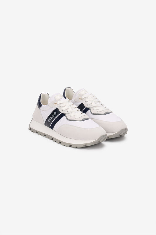 RC White Sneakers With RC Logo RC White Sneakers With RC Logo WHITE/BLUE/ROCCIA SOS00H-PZA81