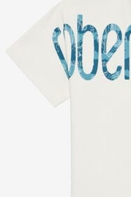 JU T-shirt à Imprimé Logo Bandana MILKY WHITE UJT623-JD001