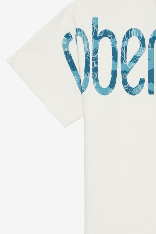 JU T-Shirt Stampa Logo Bandana JU T-Shirt Stampa Logo Bandana MILKY WHITE UJT623-JD001