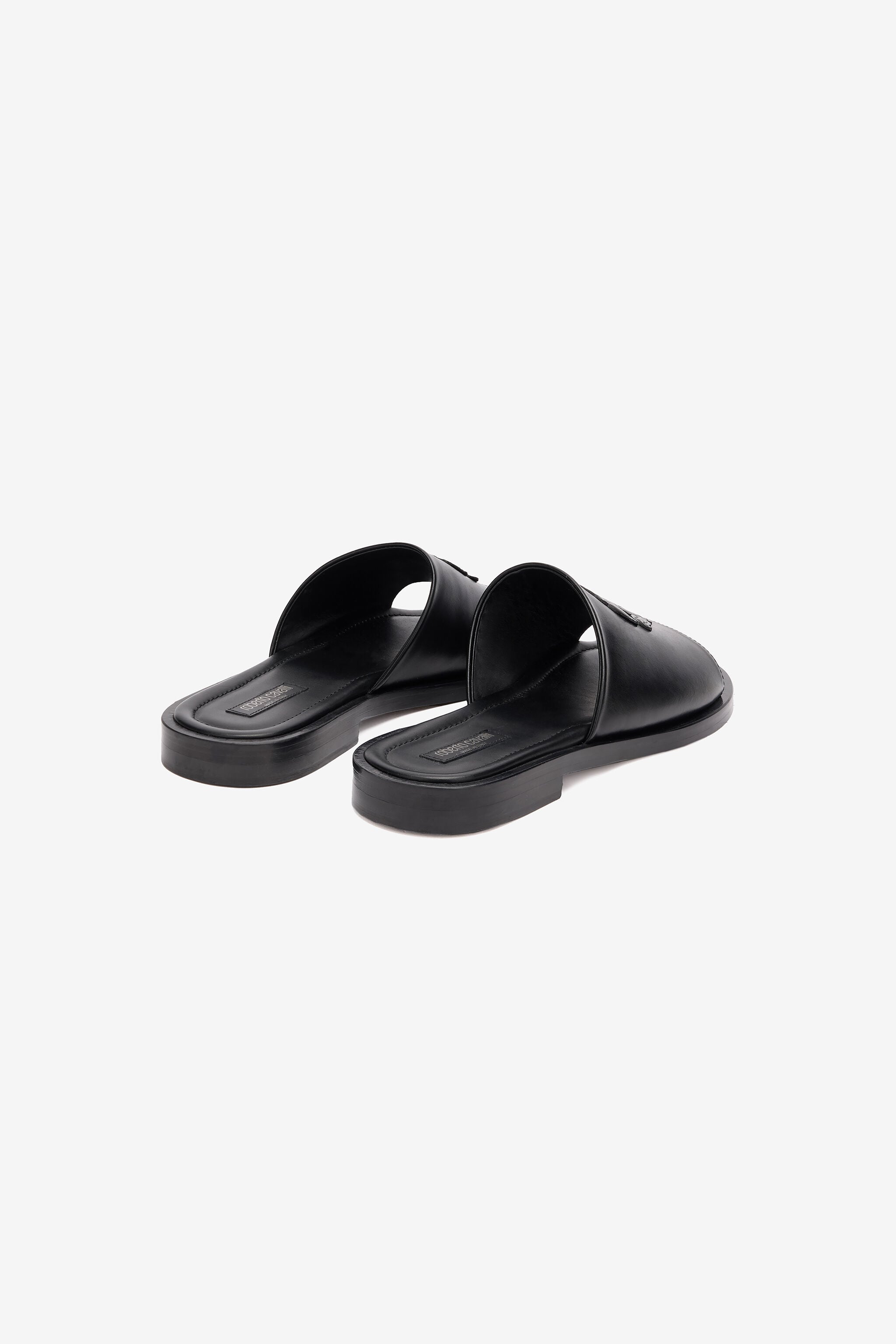 RC Slides With Mirror Snake Monogram RC Slides With Mirror Snake Monogram Black URS026-PZA90
