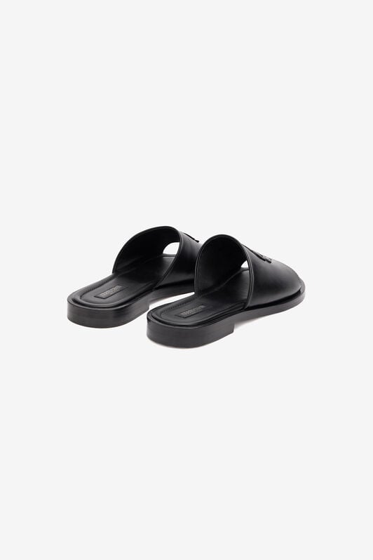 RC Slides With Mirror Snake Monogram RC Slides With Mirror Snake Monogram Black URS026-PZA90