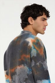 JC Multicolor-Pullover mit Rusty Stain-Druck MULTICOLOR SCURO VFM016-VF064