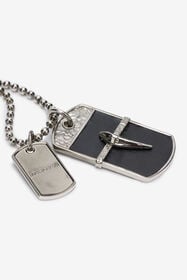 RC Collier Avec Double Pendentif Argent VRG004-AM007