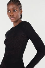 RC Micro-Openwork Sweater With Dragon RC Micro-Openwork Sweater With Dragon Black VQM619-MO010