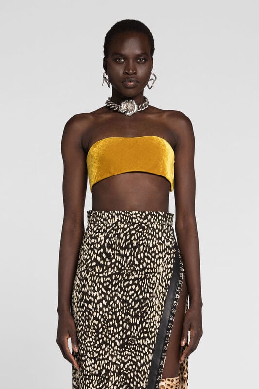 RC Crop top RC Crop top Giallo PWT605-VL067