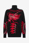 RC Pull Long Avec Motif Et Dragon RC Pull Long Avec Motif Et Dragon Noir/Rouge VQM618-MPC02