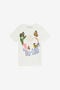 JU Printed cotton T-shirt JU Printed cotton T-shirt MILKY WHITE VJT62G-JD001