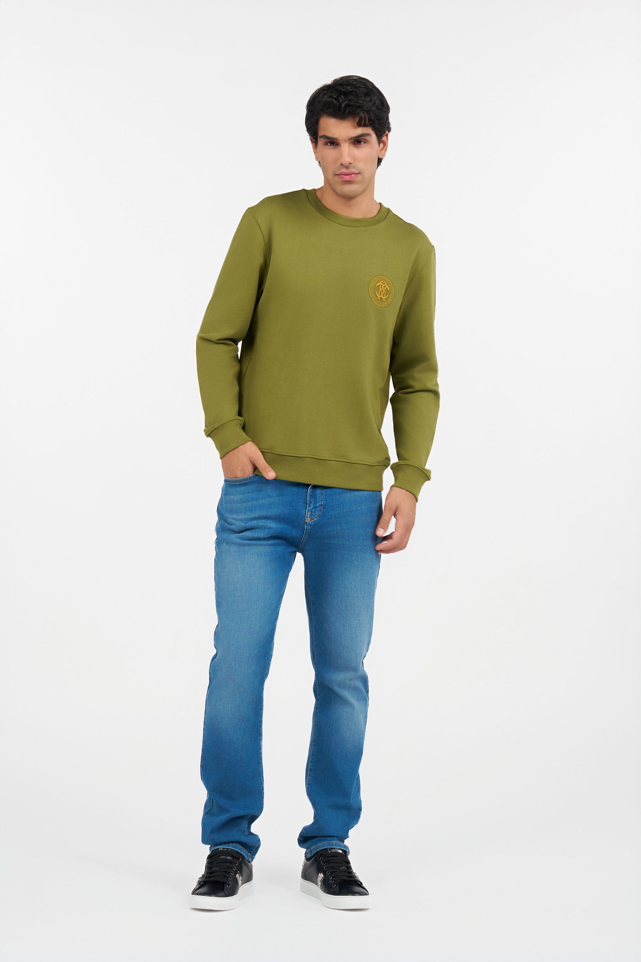 RC Green Logo Sweatshirt RC Green Logo Sweatshirt GREEN OLIVE QOT66C-CFU50