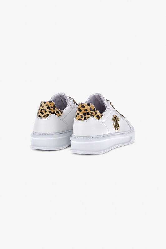 RC Sneakers with Monogram RC RC Sneakers with Monogram RC White/Brown SKS036-PZA90
