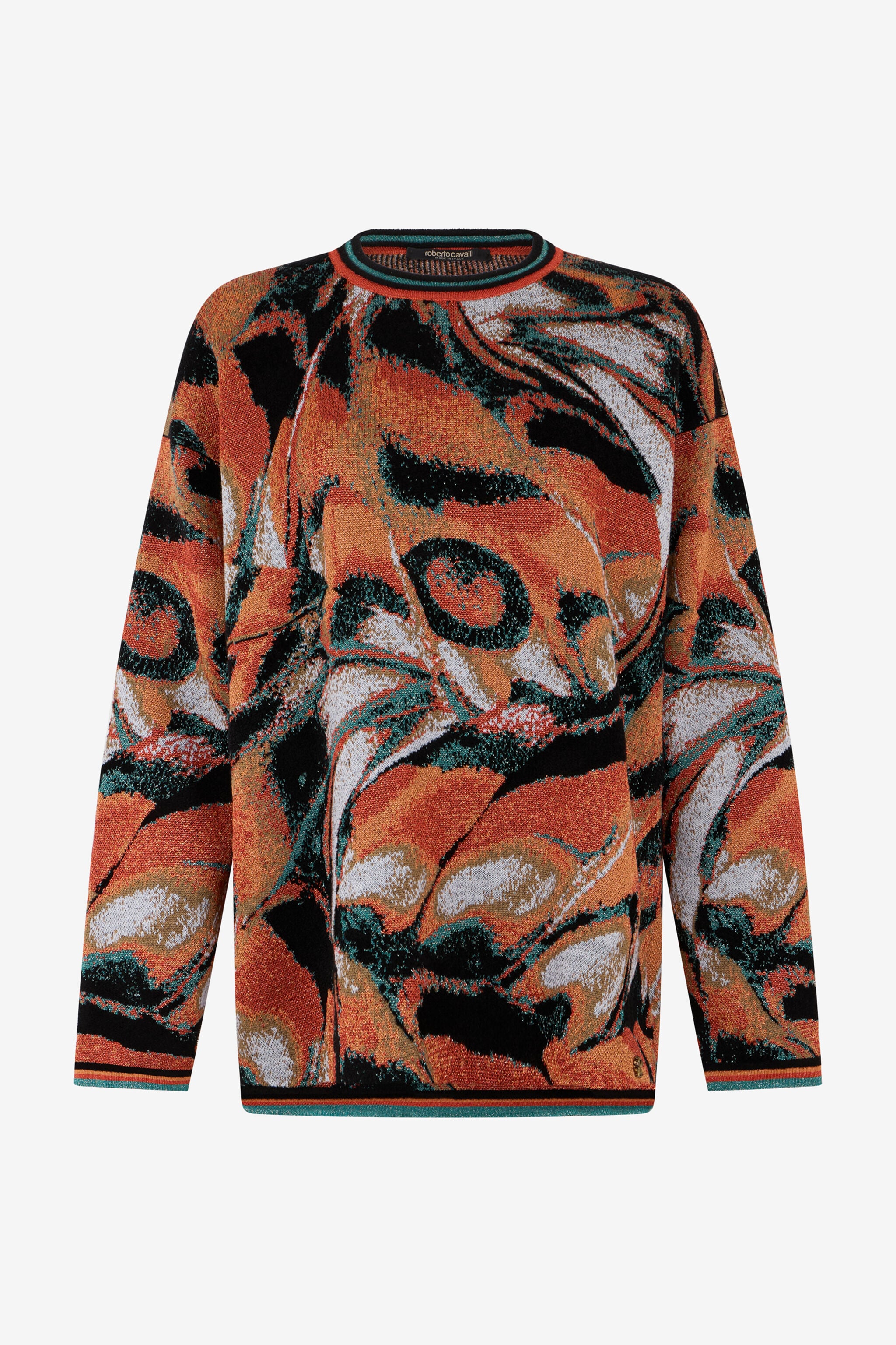 RC Butterfly Print Sweater RC Butterfly Print Sweater BLACK/MULTICOLOR XQM605-MI017