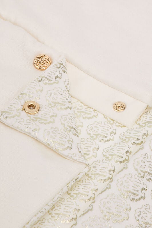 JU RC Monogram print cotton baby nest JU RC Monogram print cotton baby nest Gold SJT837-JD001