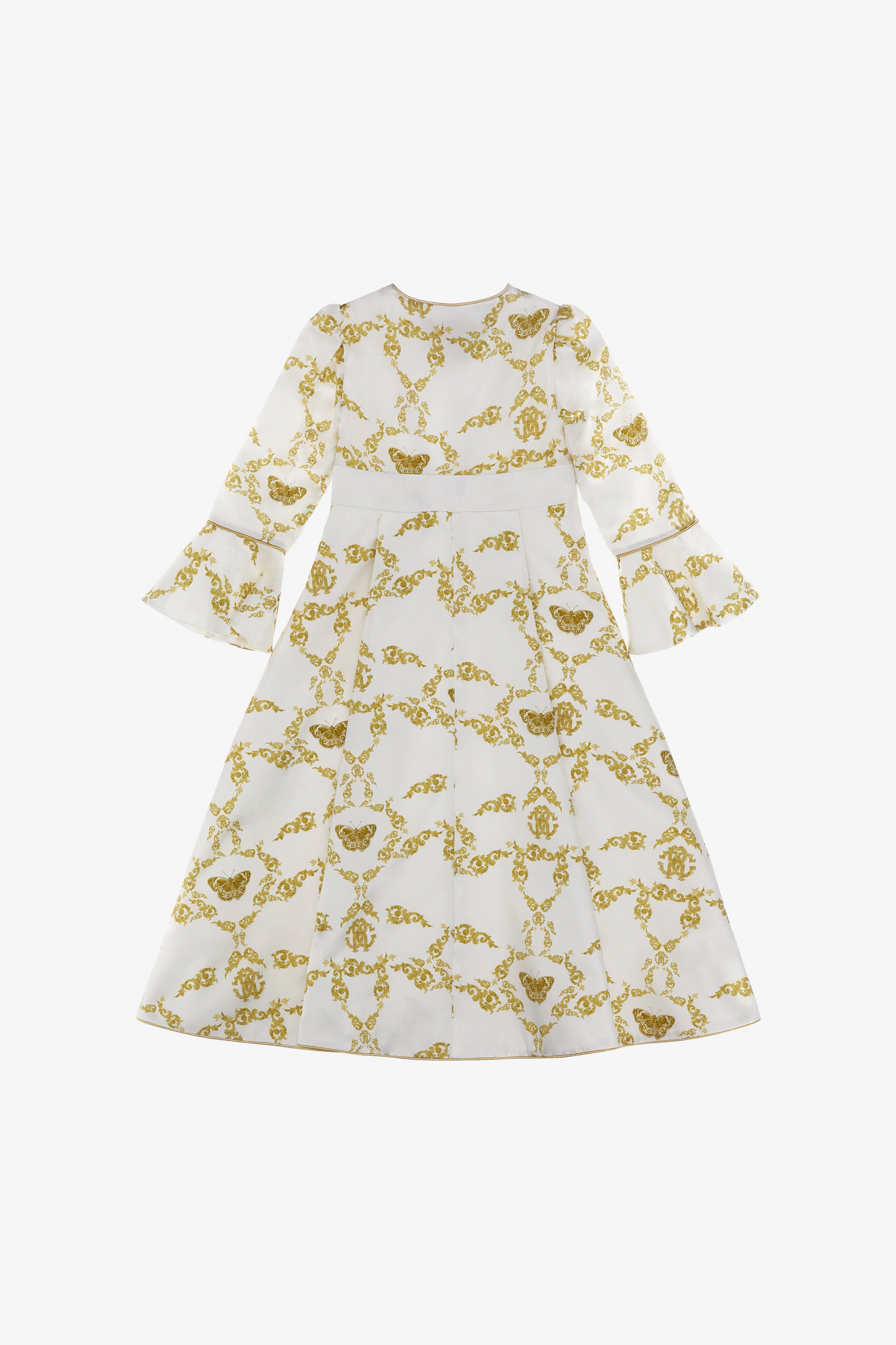 JU Bedrucktes Kleid JU Bedrucktes Kleid Weiß SJT149-SCL50