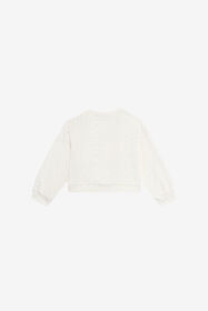 JU Sweater with gold buttons AVORY VJT66B-5OO52