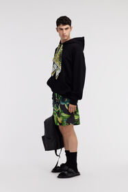 RC Sweatshirt with laces and Lemon Snake print details Schwarz SRT69B-CF050