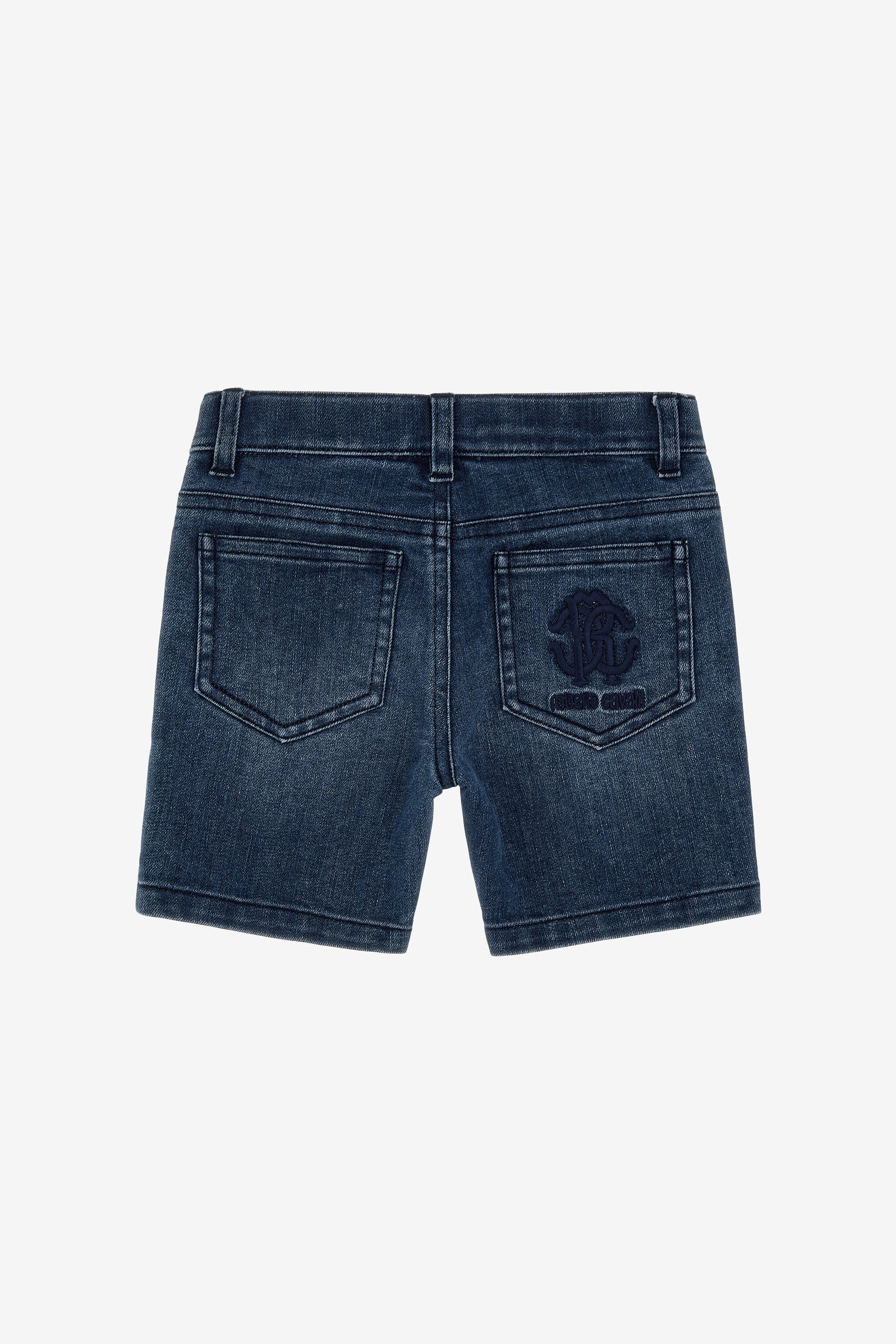 JU Logo-Denim-Hose JU Logo-Denim-Hose Dunkelblau SJJ201-DS015