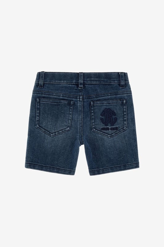 JU Logo-Denim-Hose JU Logo-Denim-Hose Dunkelblau SJJ201-DS015