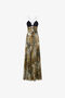RC Long dress Jaguar Skin print RC Long dress Jaguar Skin print Light Brown SKT118-CTG34