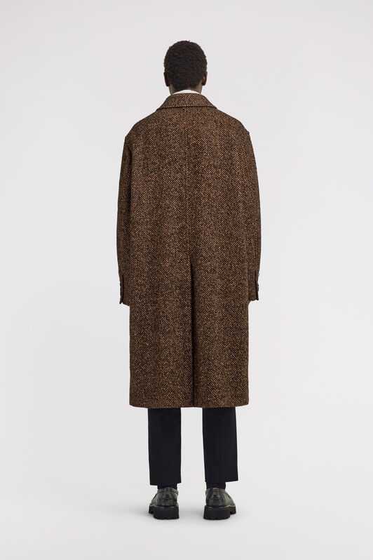 RC Double-breasted coat Brown TRT520-WP053