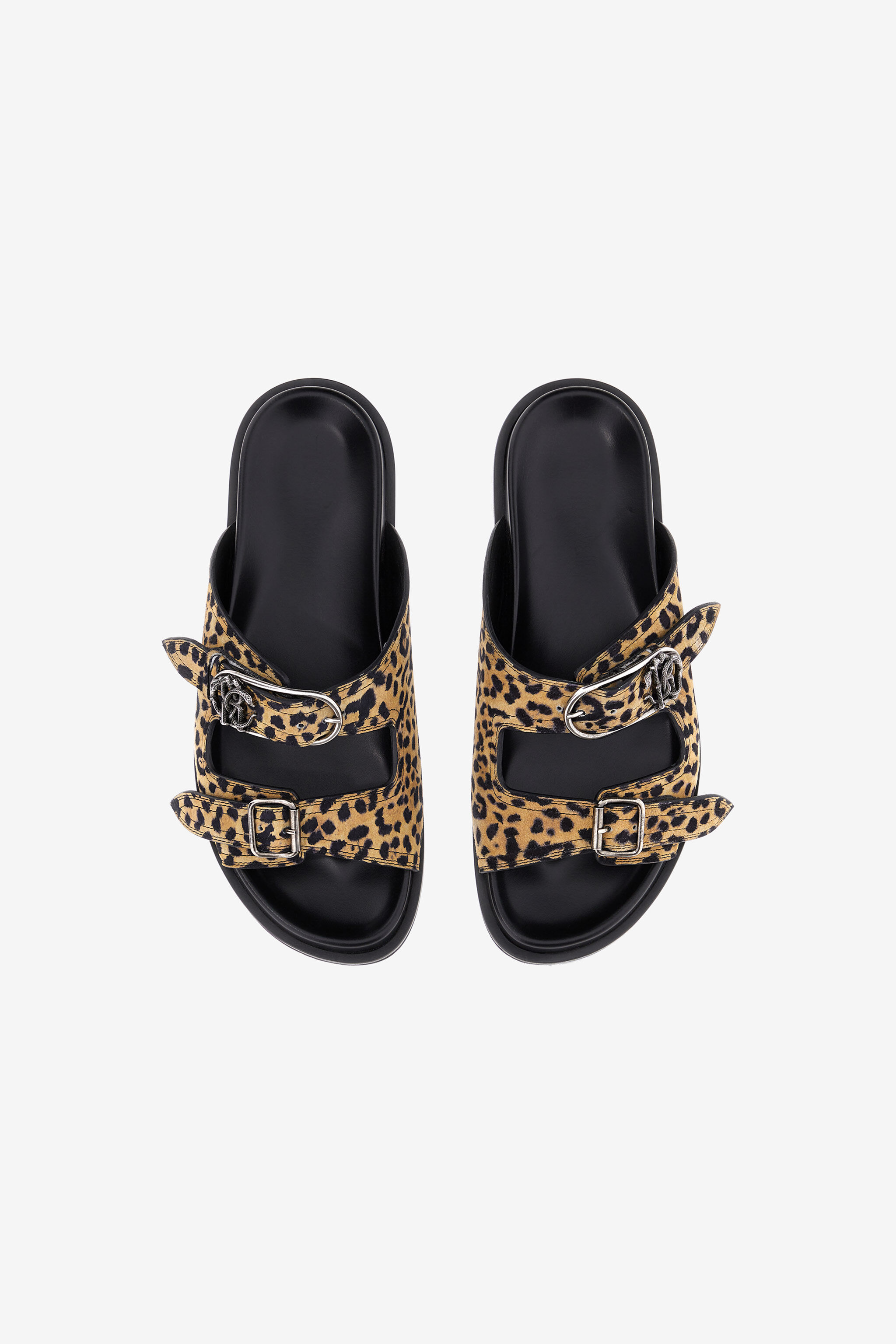 RC Jaguar Skin Print Sandal Light Brown SRS063-PC126