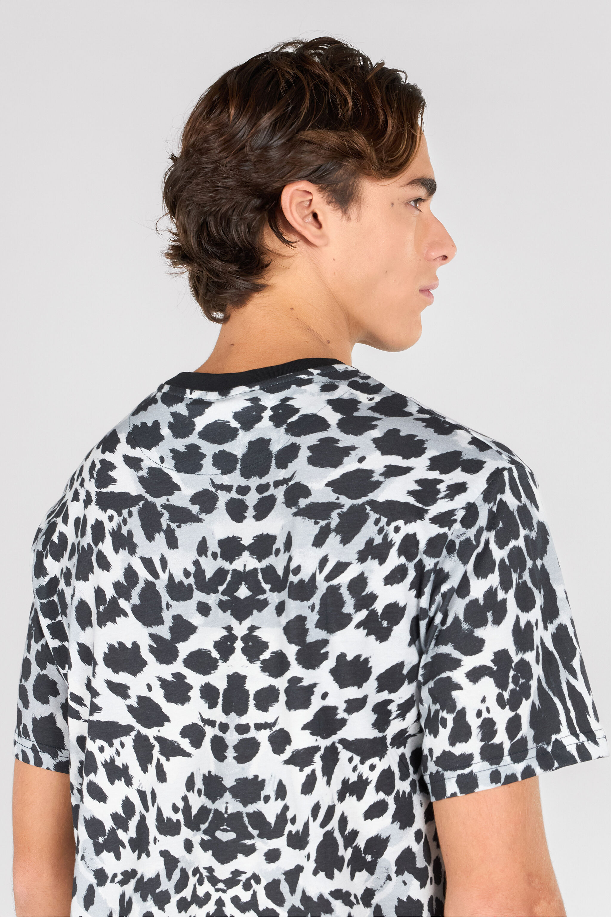 RC Jaguar Skin print T-shirt WHITE/BLACK OOT60J-JFO63