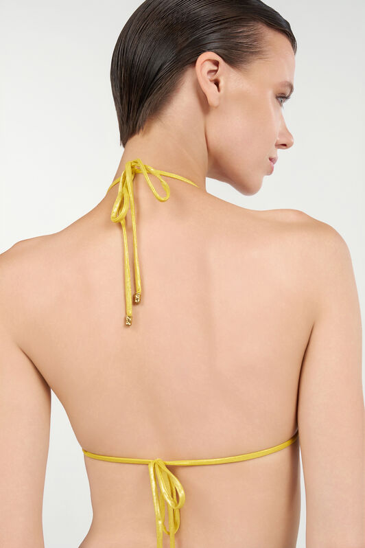 RC Goldlaminiertes Bikinioberteil RC Goldlaminiertes Bikinioberteil LIGHT GOLD WKW012-LL031
