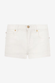 RC Stretch Cotton Denim Shorts White VKJ204-DE002