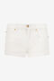 RC Shorts Aus Denim In Stretchiger Baumwolle RC Shorts Aus Denim In Stretchiger Baumwolle Weiß VKJ204-DE002