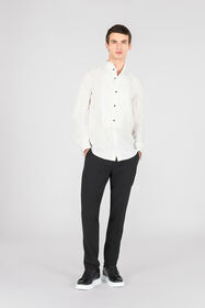 RC Shirt with plastron White SMT730-CH038