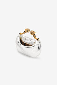 RC Mini Hobo Roar Bag With Snake Print RC Mini Hobo Roar Bag With Snake Print Silver UKB013-PZ579