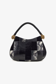RC Sac à Bandoulière Patchwork Noir TKB022-PZP01