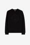 JC sweat en coton à logo brodé JC sweat en coton à logo brodé BLACK Q61323-Q0226