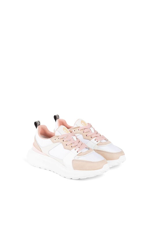 RC RC Monogram Sneakers RC RC Monogram Sneakers White/pink KOS00B-PNO02