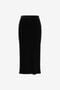 RC Velvet midi skirt RC Velvet midi skirt Black NOT30B-VL002