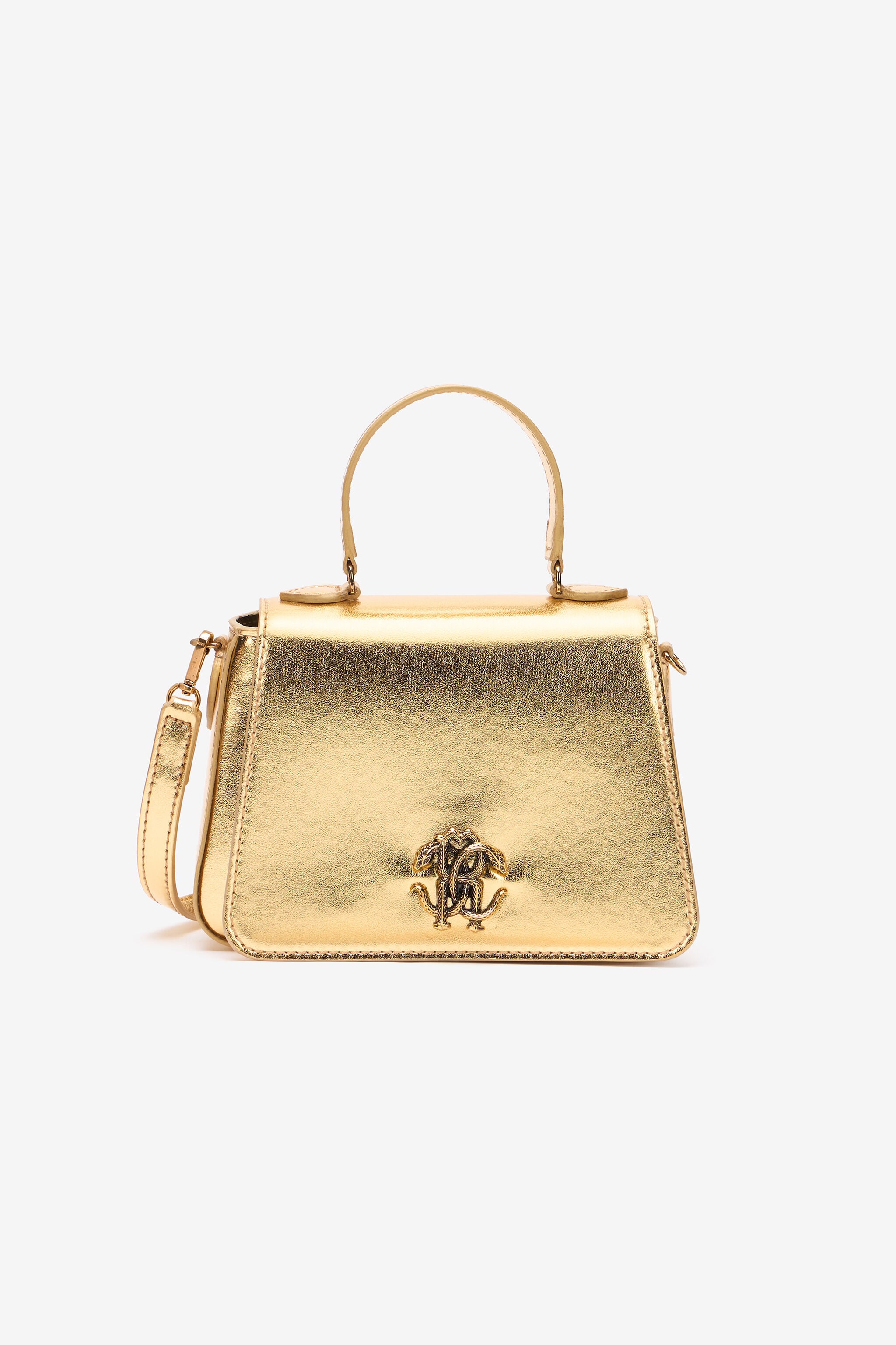 JU Mini Bag With Mirror Snake Monogram JU Mini Bag With Mirror Snake Monogram GOLD UJB00B-ABJ04