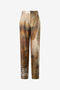 RC Hose In Beige Aus Seide Mit Print Marmor RC Hose In Beige Aus Seide Mit Print Marmor Hellbraun VWT205-OZQ74
