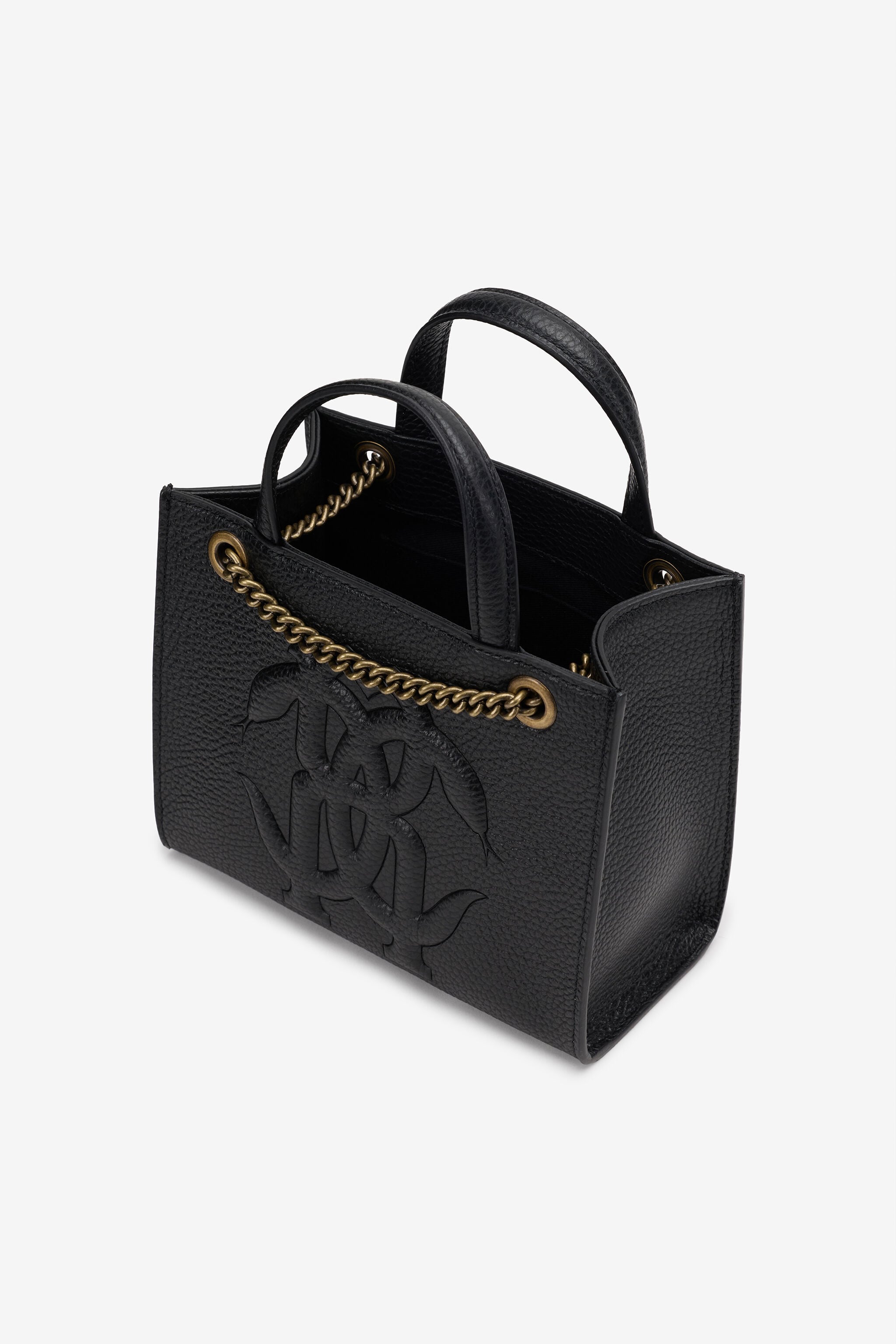 RC Black Mini Shoulder Bag with Monogram RC RC Black Mini Shoulder Bag with Monogram RC BLACK ROB00G-PZ098