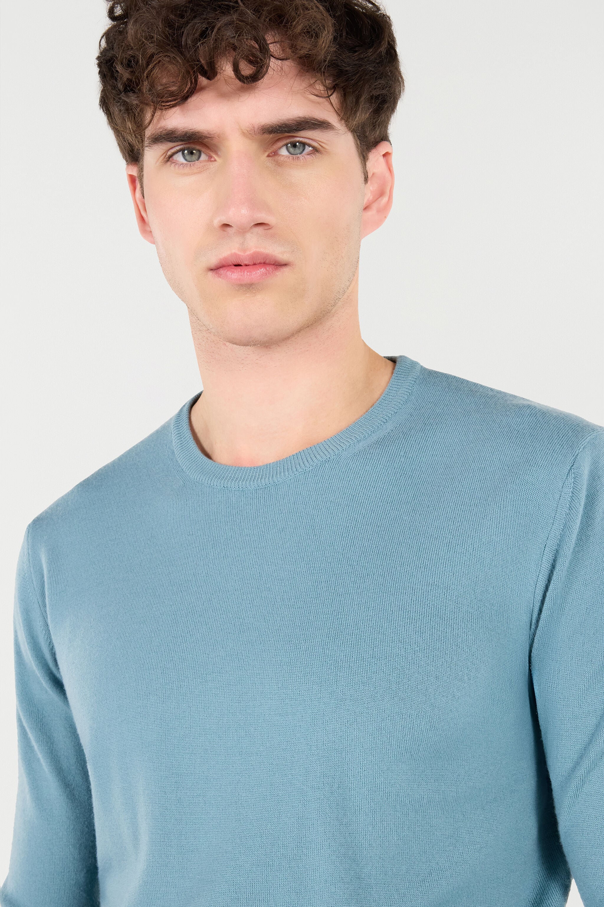 RC Wool Crew-Neck Sweater RC Wool Crew-Neck Sweater BLUE AVIO POM60D-MQ001