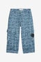 JU Pantalon Avec Imprimé Logo Sur Toute La Surface JU Pantalon Avec Imprimé Logo Sur Toute La Surface LIGHT BLUE/DARK BLUE UJT20I-6SO44
