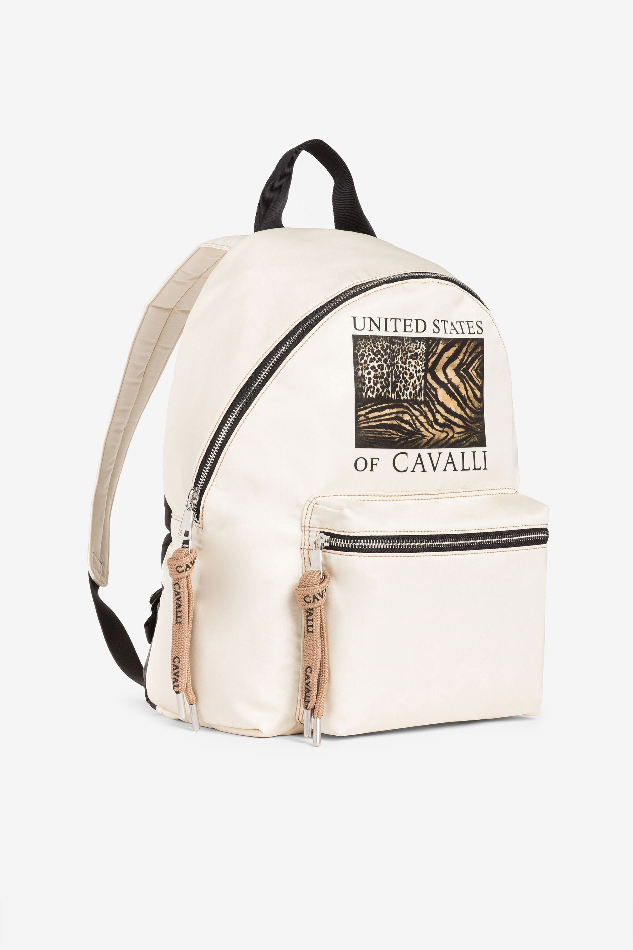 RC Graphic-print backpack RC Graphic-print backpack Ivory QRB003-3F000