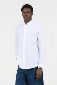 RC White Linen Shirt WHITE SOT70M-LG032