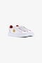 RC Leather Sneakers with Gold Emblem RC Leather Sneakers with Gold Emblem WHITE/RED OOS01C-PZ085