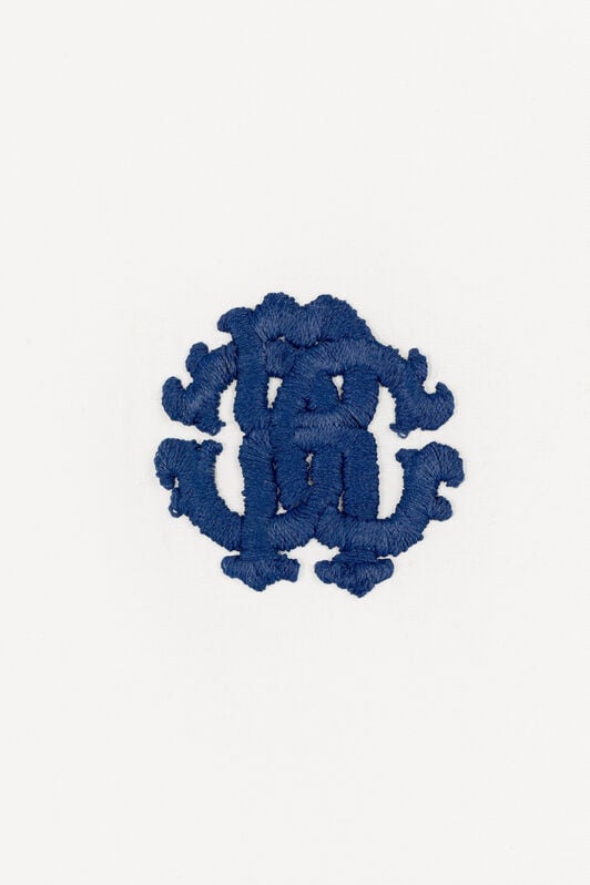 JU RC Monogram-Embroidered Shirt JU RC Monogram-Embroidered Shirt White PJT710-CH004