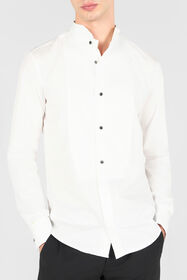 RC Shirt with plastron White SMT730-CH038